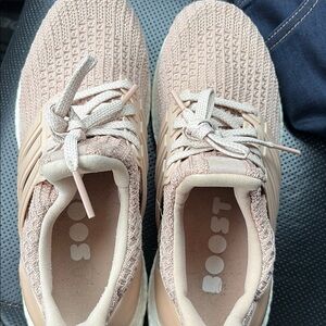 Adidas Ultra Boost beige  Sneakers with White Sole